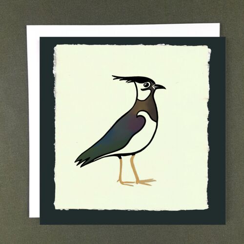 Lapwing Greeting Card - Recycled Paper + Charity Donation