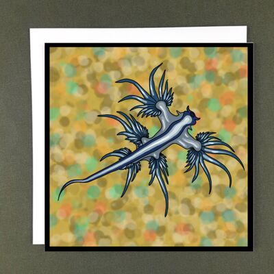 Sea Slug Greeting Card - Recycled Paper + Charity Donation