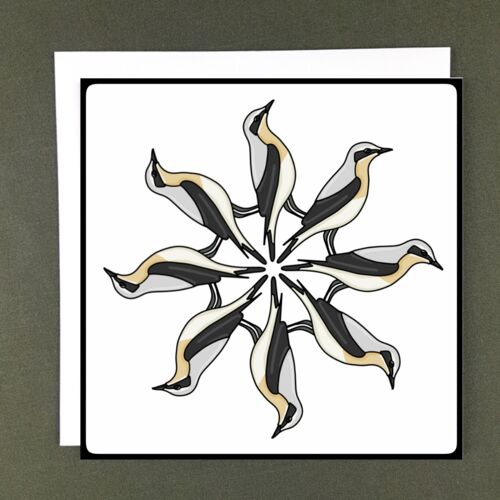 Wheatear Spiral Greeting Card - Recycled Paper + Charity Donation