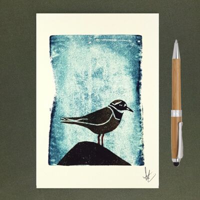 Ringed Plover Recycled Notebook A5 - Recycled Paper + Charity Donation