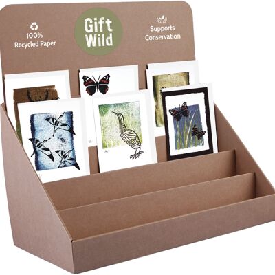 Lot de cartes de vœux les plus vendues - Papier recyclé + Don caritatif