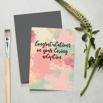 Congratulations On Your Loving Adoption greeting Card