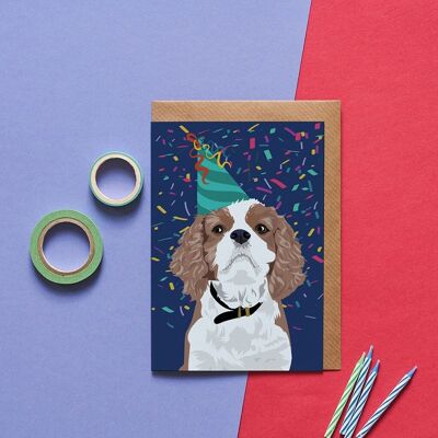 Darcey The King Charles Dog Greeting Card