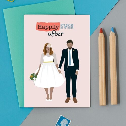 Happily Ever After anniversary, wedding greeting Card