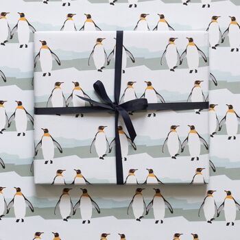 Papier d'emballage de pingouin 2