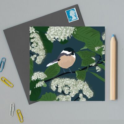 Watlington Black Cap greeting Card