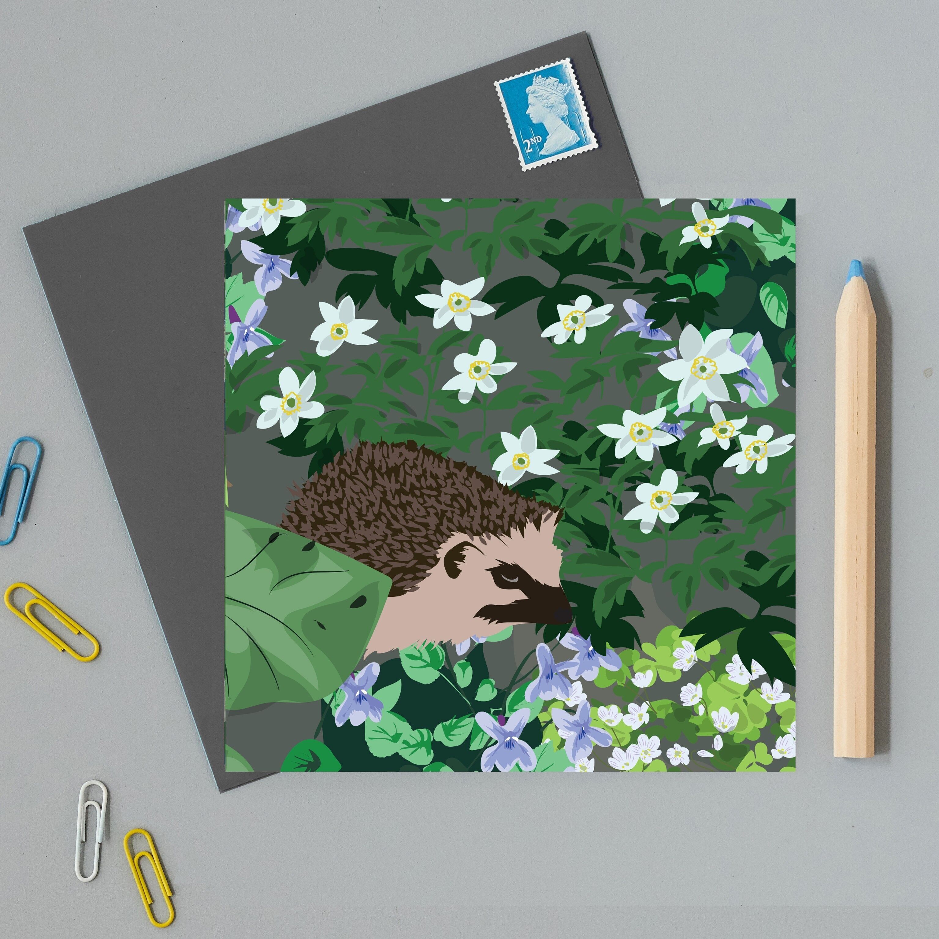 Biglietto d'auguri Watlington Hedgehog