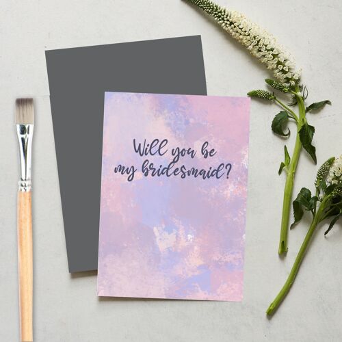 Will You Be My Bridesmaid Greeting Card