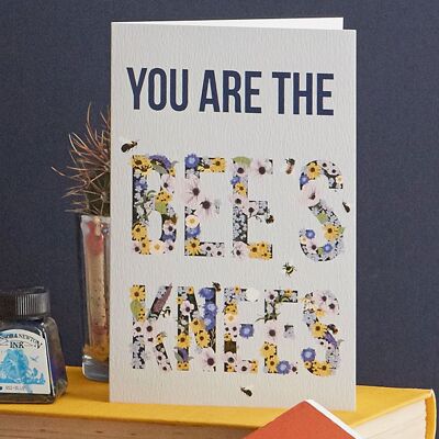 You Are the Bees Knees, congratulations greeting card