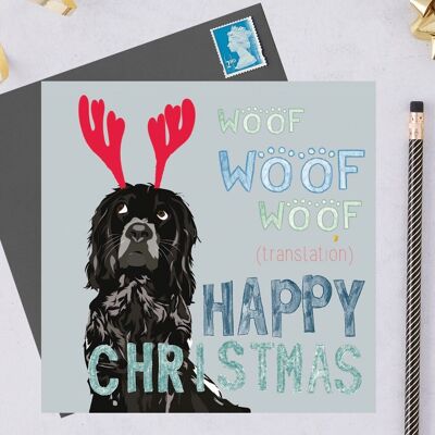 Charity Christmas card – Ralph the Spaniel