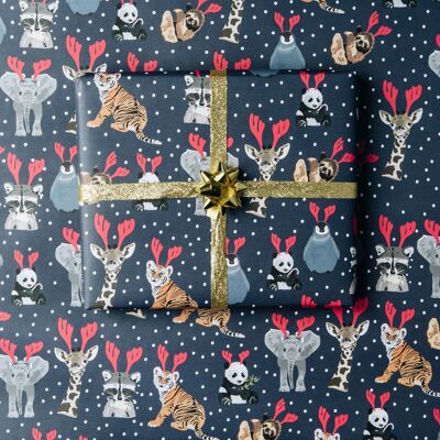 Go Wild Christmas Wrapping Paper
