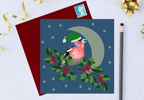 RSPB Charity Christmas Card Chaffinch