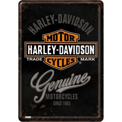 Postal - Harley-Davidson - Genuine Logo