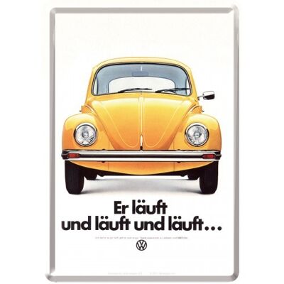 Cartolina -Volkswagen VW Er läuft...