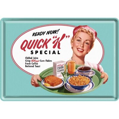 Postal- Kellogg's Kellogg's Quick K Menu