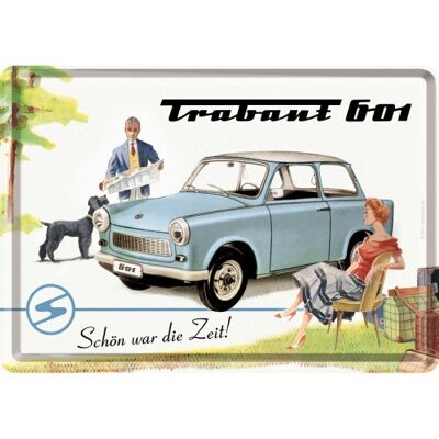 Postcard -Berlin Trabant 601 Schön war die Zeit
