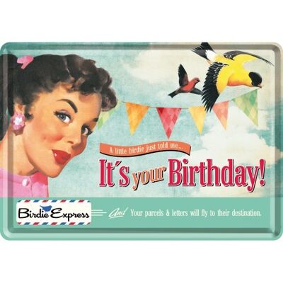 Postcard -Say it 50's It's Your Birthday!