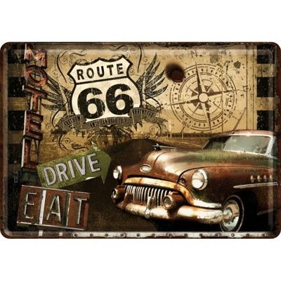 Postkarte - US Highways Route 66 Road Trip