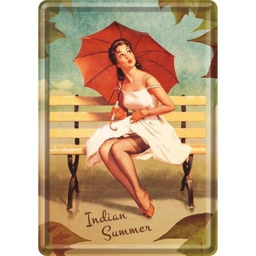 Postal-Pin Up Pin Up - Indian Summer