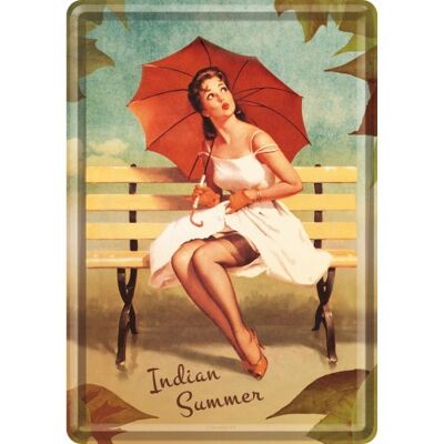 Postkarten-Pin Up Pin Up - Indian Summer
