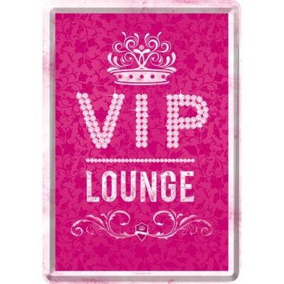 Postkarte - Achtung VIP Pink Lounge