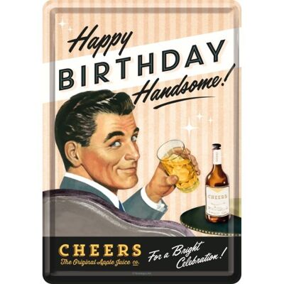 Postcard-Say it 50's Happy Birthday Man