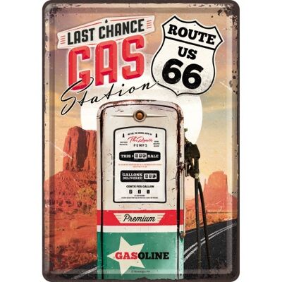 Cartolina - US Highways Route 66 Distributore di benzina