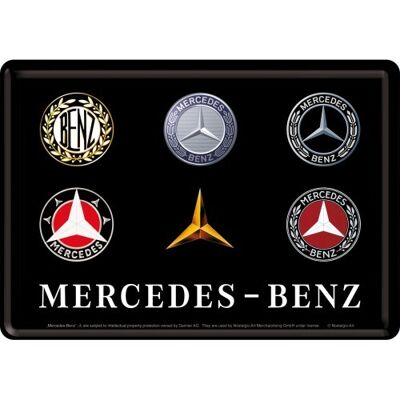 Cartolina- Mercedes-Benz Mercedes-Benz - Logo Evolution