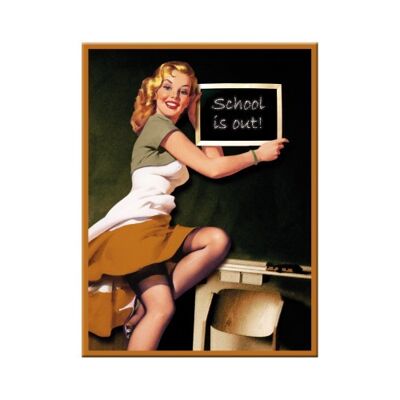 Magnet - Pin Up Pin up - School