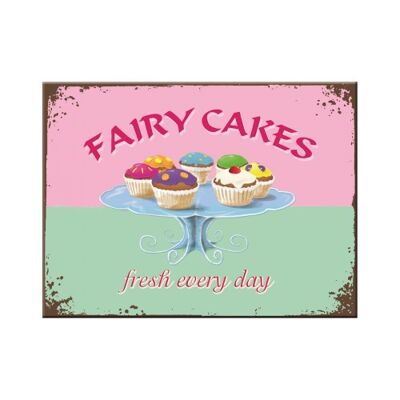 Magnet-Home & Country Fairy Cakes - Fresh every Day
