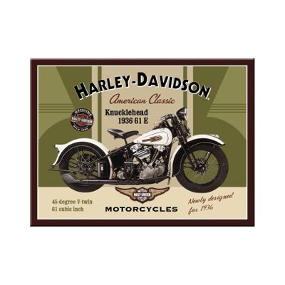 Imán- Harley-Davidson Knucklehead