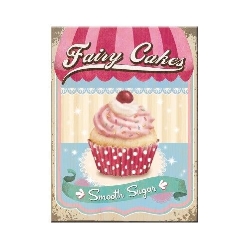 Imán - Home & Country Fairy Cakes - Smooth Sugar