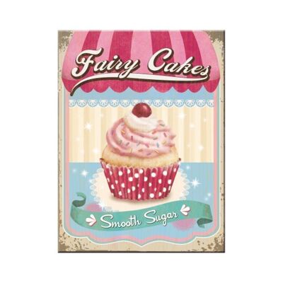 Magnet – Home & Country Fairy Cakes – glatter Zucker