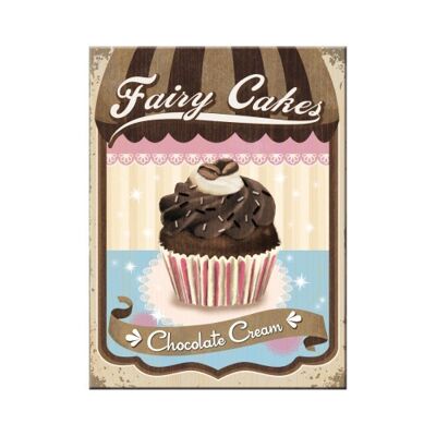 Magnet - Home & Country Fairy Cakes - Chocolate Cream