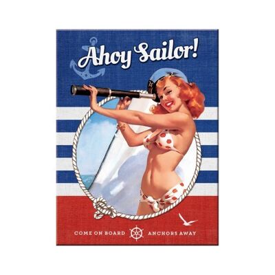 Magnet - Pin Up Pin Up - Ahoi Seemann