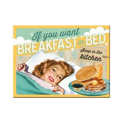 Imán -Say it 50's Breakfast in Bed
