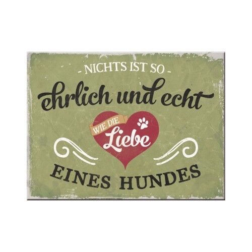 Magnete -PfotenSchild - Ehrlich und echt