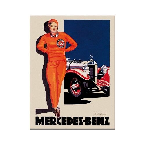 Imán -Mercedes-Benz Mercedes-Benz - Woman in Red