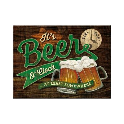 Magnet – Open Bar Beer O'Clock Gläser