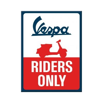 Magnet -Vespa - Riders Only