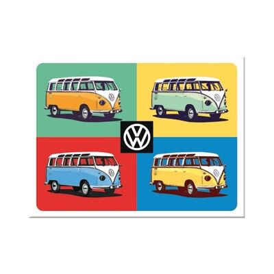 Magnet-Volkswagen VW Bulli - Pop-Art