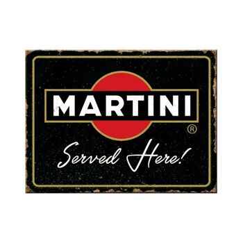 Aimant - Martini - Servi ici