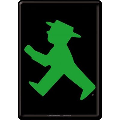 Postkarte -Berlin Ampelmann grün