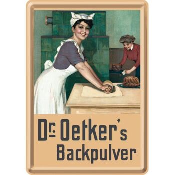 Carte postale - Marques traditionnelles Dr. Oetker - Bäckerin