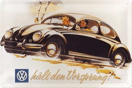 Placa de metal- VW Vorsprung