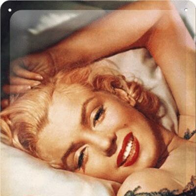 Placa de metal- Marilyn - Bed