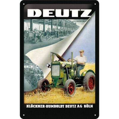 Piastra metallica - Terreni agricoli Deutz Klöckner