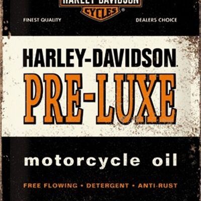 Targa in metallo -Harley-Davidson PRE-LUXE