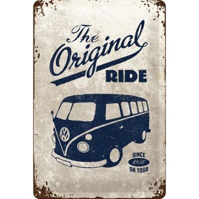 Plaque métal-Volkswagen VW Bulli - The Original Ride