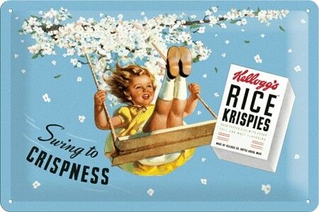 Plaque en métal - Kellogg's Swing to Crispness